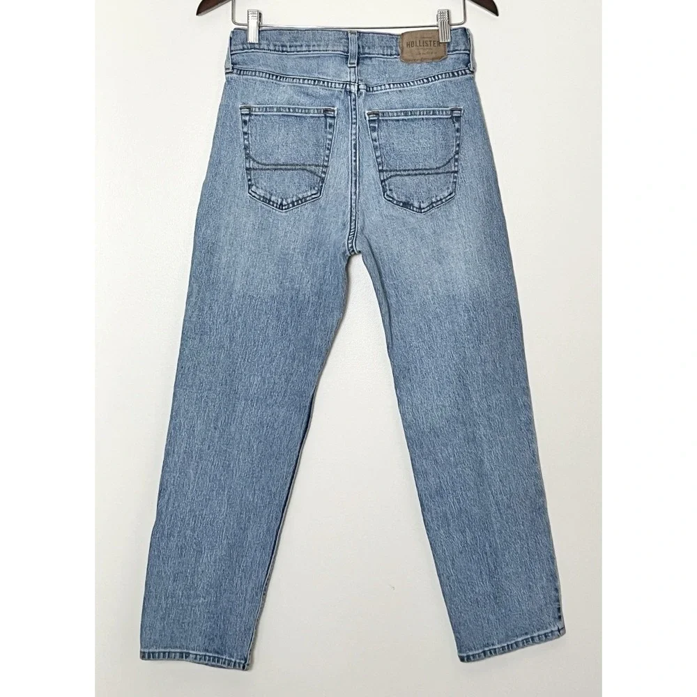 Hollister Jeans Men's 28x30 Blue Loose Fit Relaxed‎ Mallsoft Stretch Western